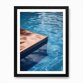 Swimming Pool Border Art Print