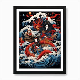 Kabuki Theater Japanese Style 6 Art Print