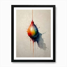 Rainbow Drop Art Print