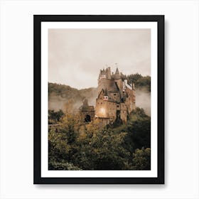 Foggy German Castle Art Print