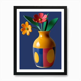 Vase With Flowers Art Print