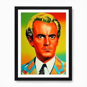 Maximilian Schell Colourful Pop Movies Art Movies Art Print