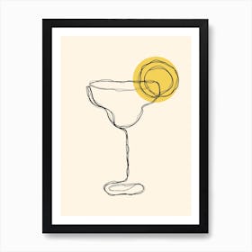 Margarita Cocktail Drink Art Print