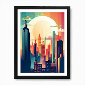 New York City Skyline Art Print