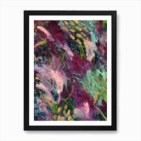 Flowers In The Forest Art Print