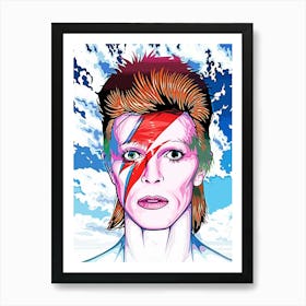 David Bowie 12 Art Print