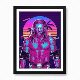 Edge 80s Retro Art Print