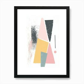 Abstract Triangles 2 Art Print