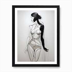 Sexy Woman 2 Art Print