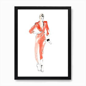 Cool Girl Art Print