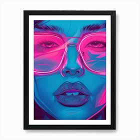 Neon Art Art Print