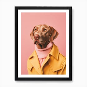 A Labrador Retriever Dog Art Print