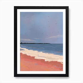 Pink Beach Art Print