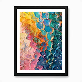 Abstract Painting 1400 Art Print