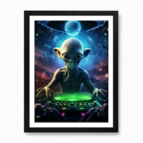 Gray Alien 04 Art Print