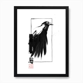 Crow Edge Art Print