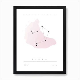 Libra Horoscope Art Print