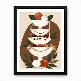 Fruit Bowls 1 Art Print