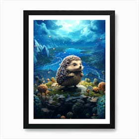 Hedgehog 2 Art Print