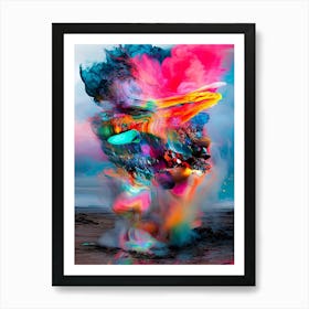 'Spirit' Rainbow Explosion Art Print