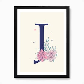 Letter J Art Print
