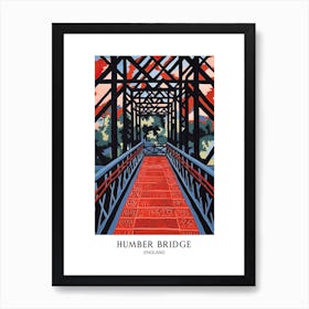 Iron Bridge England Colourful 2 Travel Poster Art Print