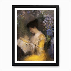 Madame Arthur Fontaine (Marie Escudier, Born 1865), (1901), Odilon Redon Poster