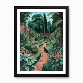 Hampton Court Palace Gardens London Parks Garden 2 Painting Art Print