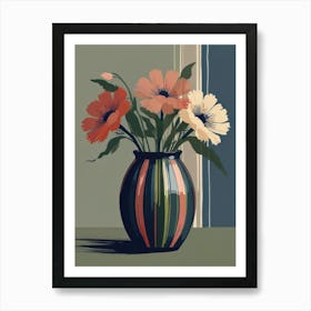 Flowers In A Vase 3 Art Print