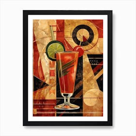 Art Deco Bloody Mary 2 Art Print
