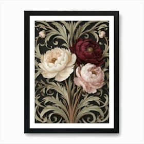 Three Peonies 1 Art Print