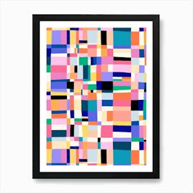 Austin Painted Abstract - Candy Art Print