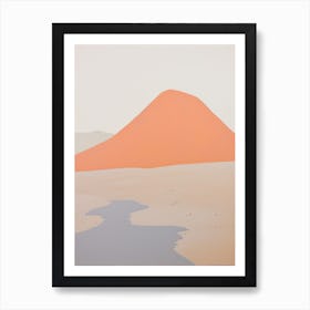 Dasht E Kavir (Great Salt Desert)   Iran, Contemporary Abstract Illustration 4 Art Print