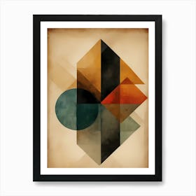 Abstract Geometric Painting (31) Art Print
