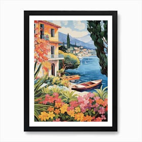 Lake Como Italy Vintage 3 Art Print