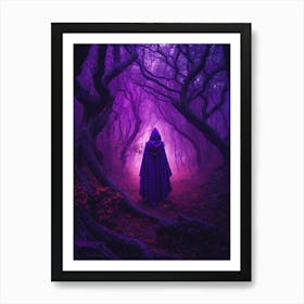 Purple Forest 1 Art Print