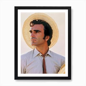 Daniel Day Lewis Retro Collage Movies Art Print