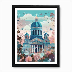 St Isaacs Cathedral, St Petersburg Russia Art Print