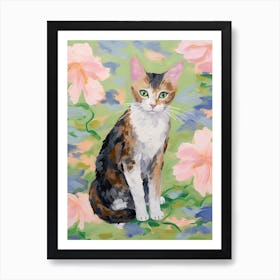 A Singapura Cat Painting, Impressionist Painting 1 Poster