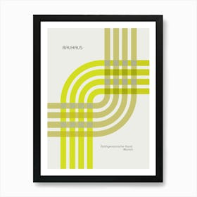 BAUHAUS ROADS Art Print