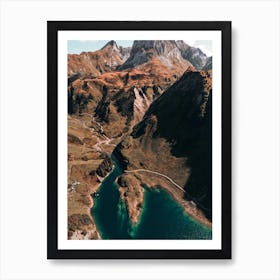 Hills And The Lake Art Print