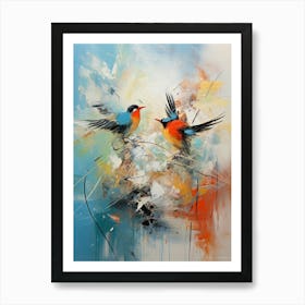 Bird Abstract Expression 1 Art Print