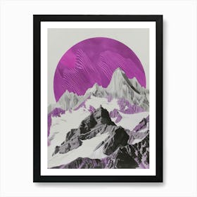 Purple Mountains 5 Art Print