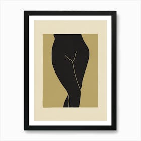 Minimal Thighs 1 Art Print