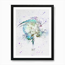 Final Fantasy Watercolor 12 Art Print