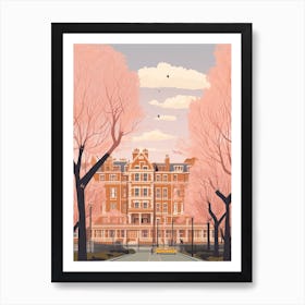 London England Travel Illustration 6 Art Print