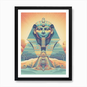 Great Sphinx Of Giza Egypt Art Print