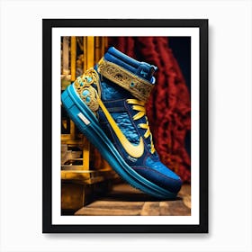 Nike Air Force 1 High Art Print