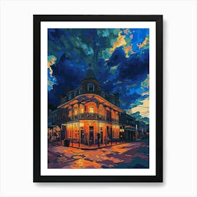 Preservation Hall Minimal Painting 1 Art Print