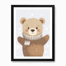 Cute Teddy Bear Art Print